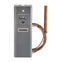 High Limit Aquastat Controller, Range 100-240 °F, manual reset, SPST, contacts break on temperature rise, remote bulb, 66 in capillary length