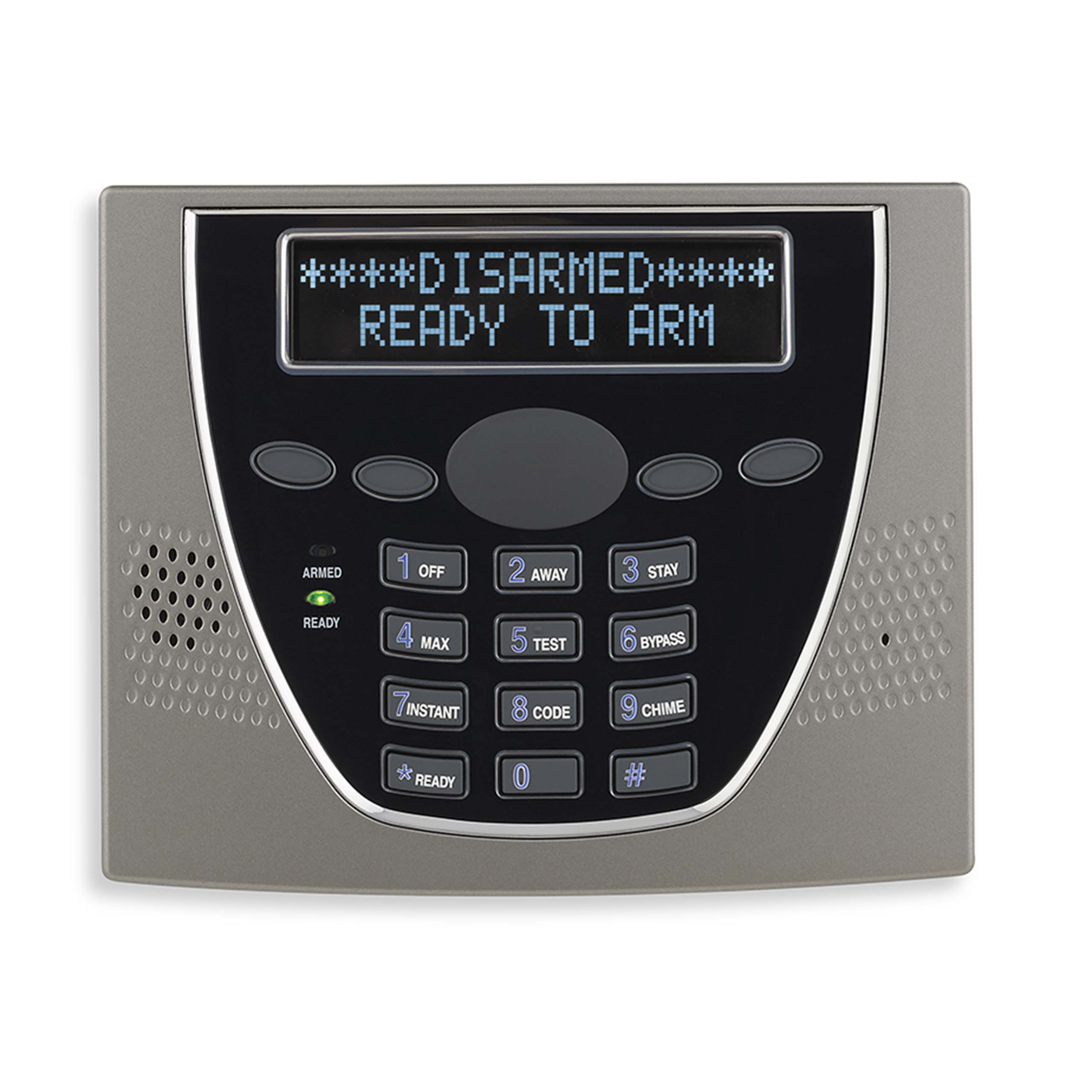 Premium Custom Alpha Keypad, Silver/Black (Honeywell Home)-English