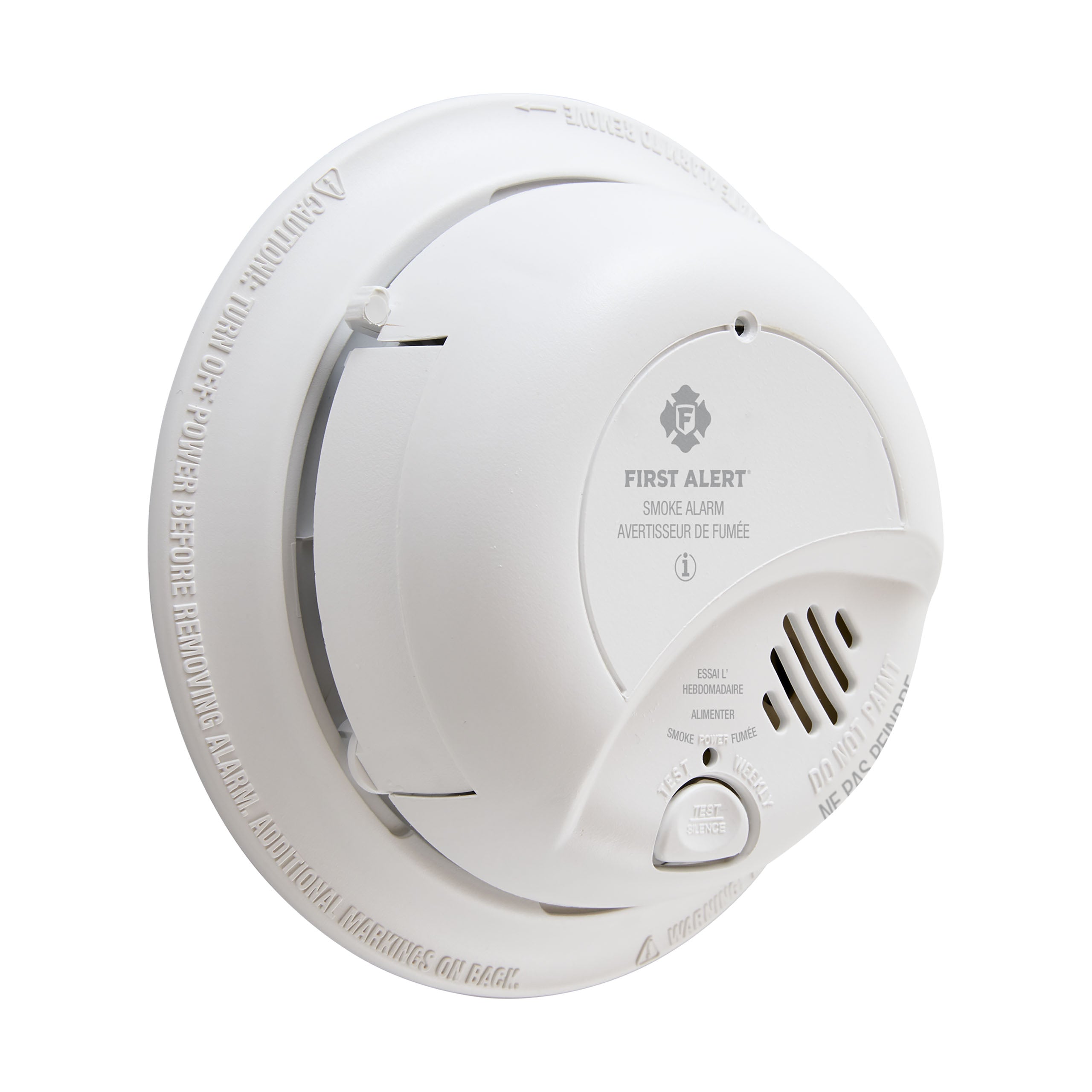 Hardwired Ionization Smoke Alarm with Battery Backup