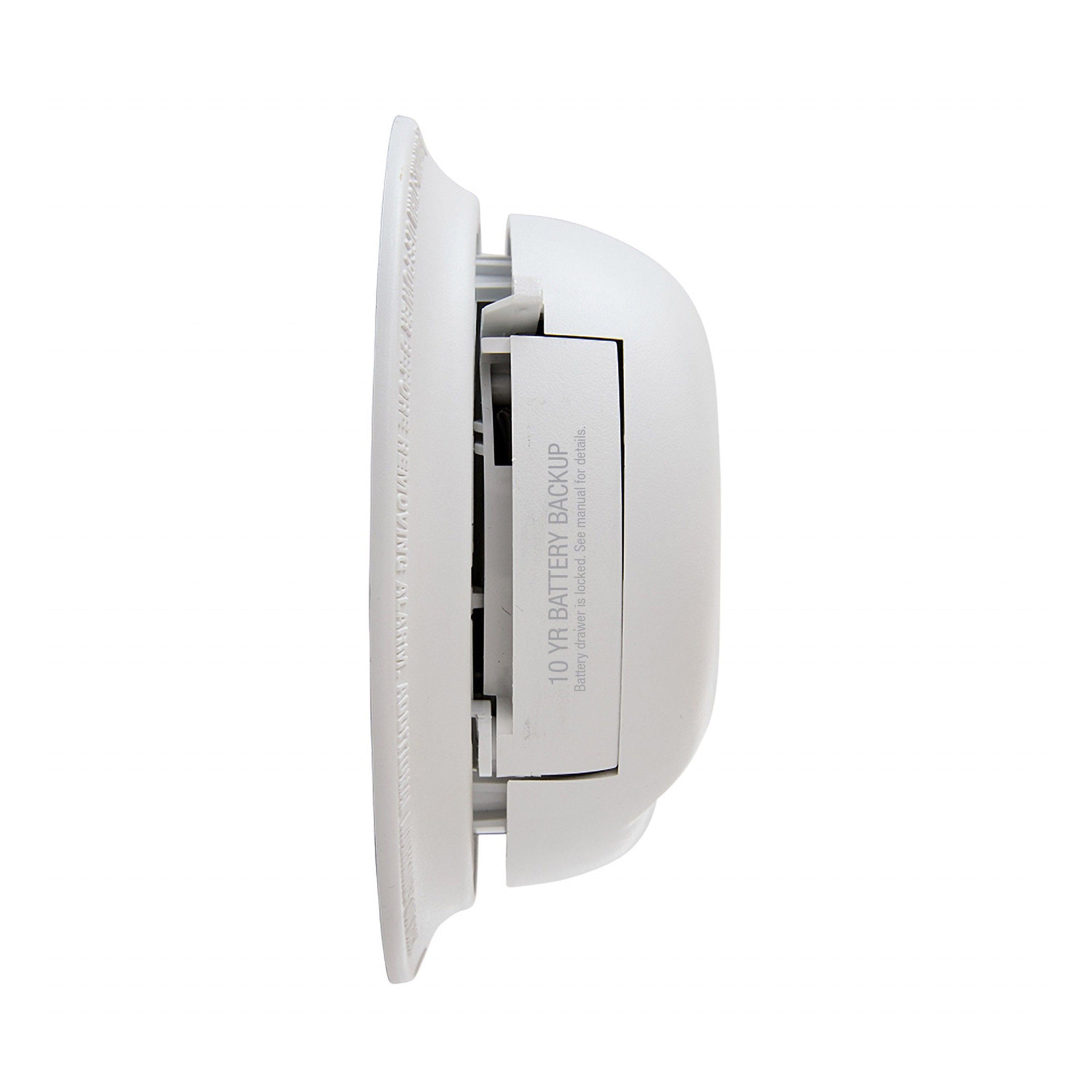 Hardwired Ionization Smoke Alarm with 10 Yr Battery Backup