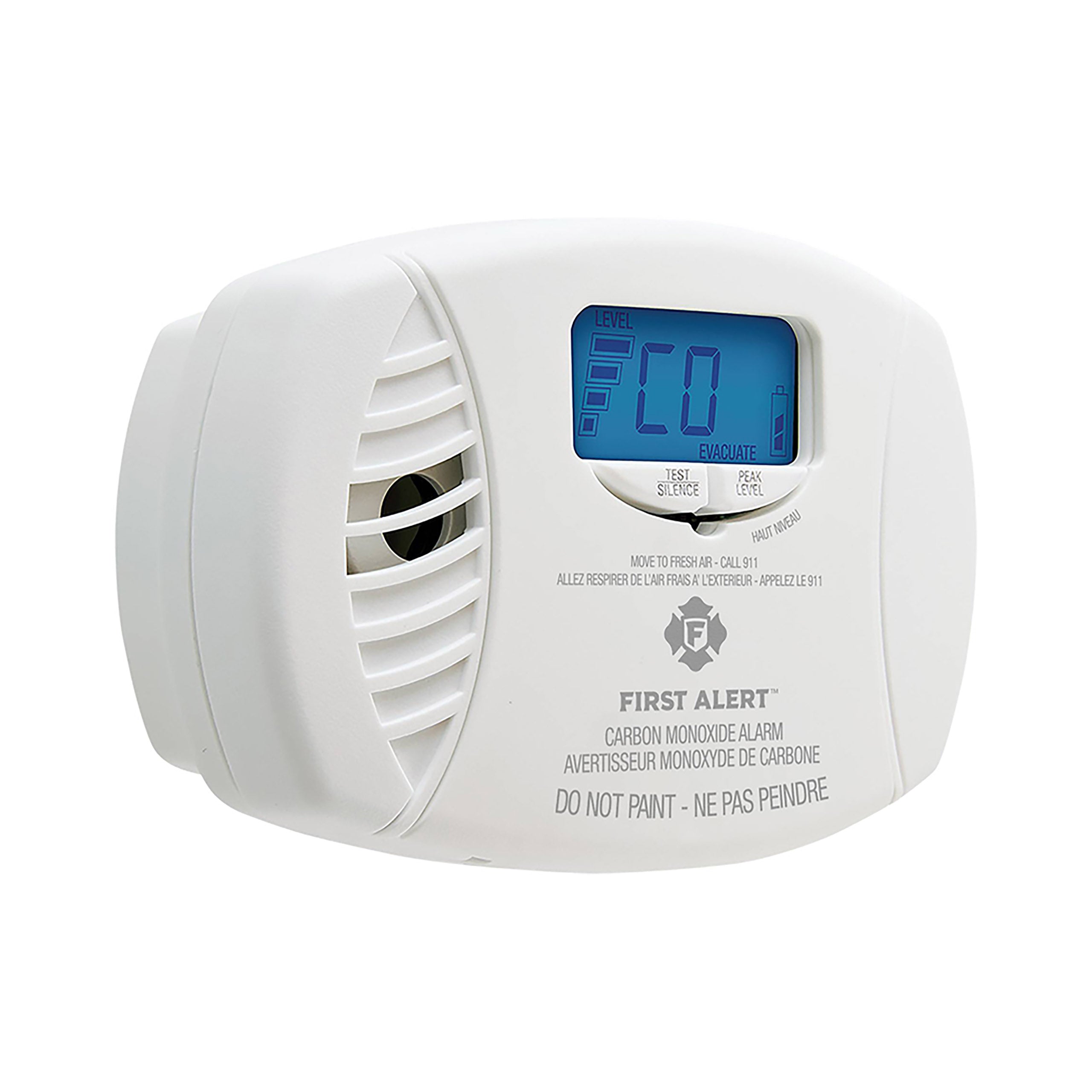 Plug-In Carbon Monoxide Alarm with Battery Backup