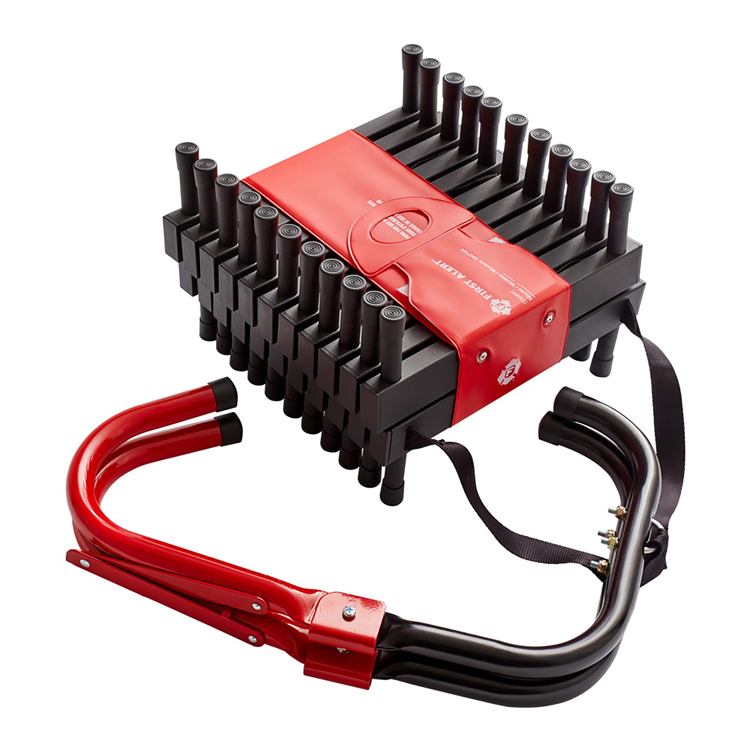 Three-Story Portable Fire Escape Ladder, 24 Feet