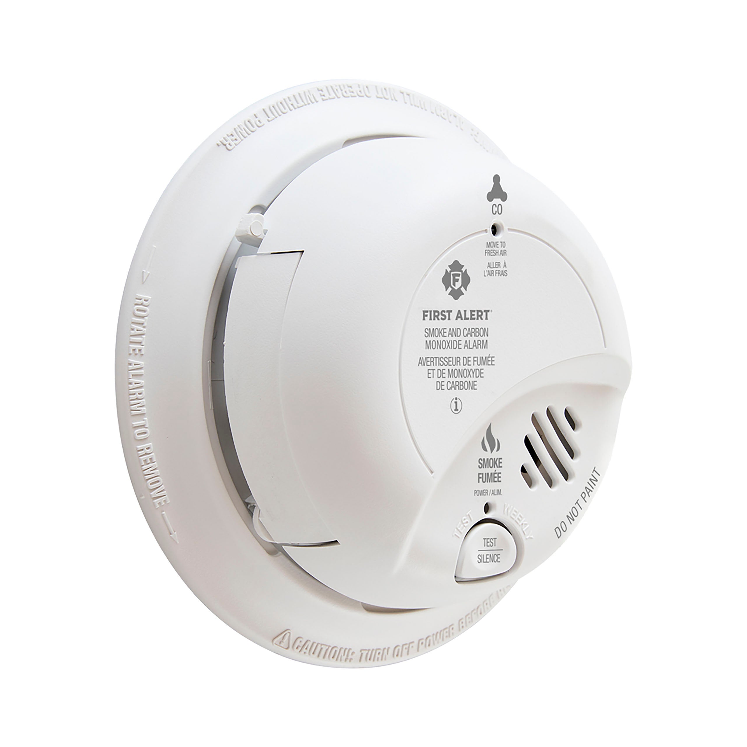 Hardwired Smoke and Carbon Monoxide Alarm with Battery Backup