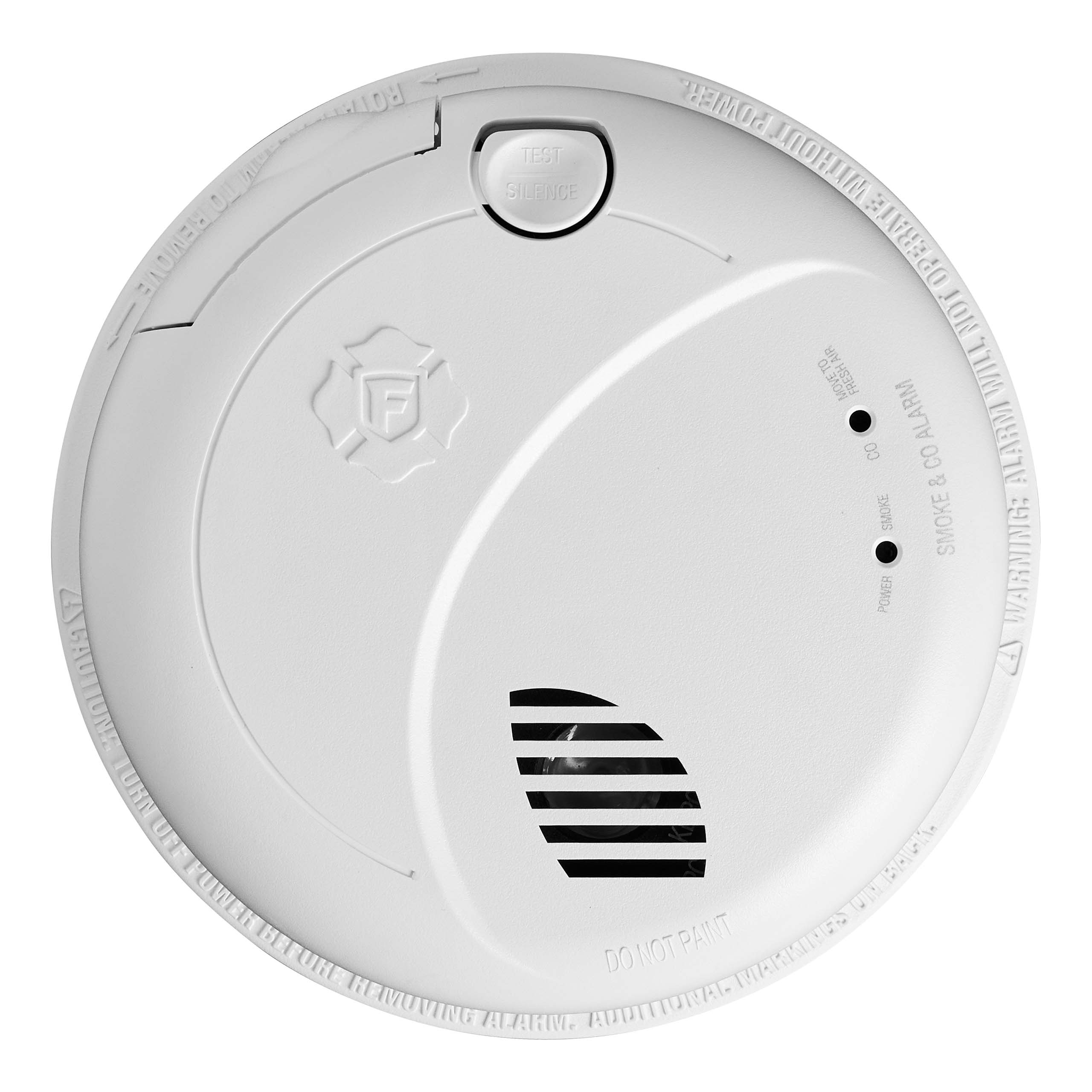 Interconnect Hardwire Smoke & CO Alarm with Battery Backup & Voice