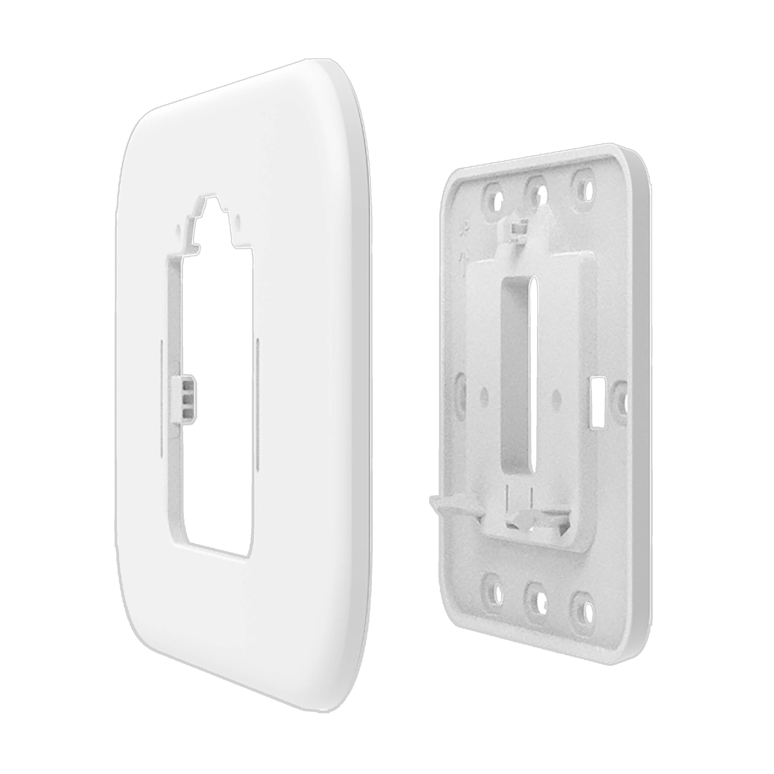 White Cover Plate & J-Box Adaptor for ElitePRO, N100, P200, S200 & X1 through X8 t-stats