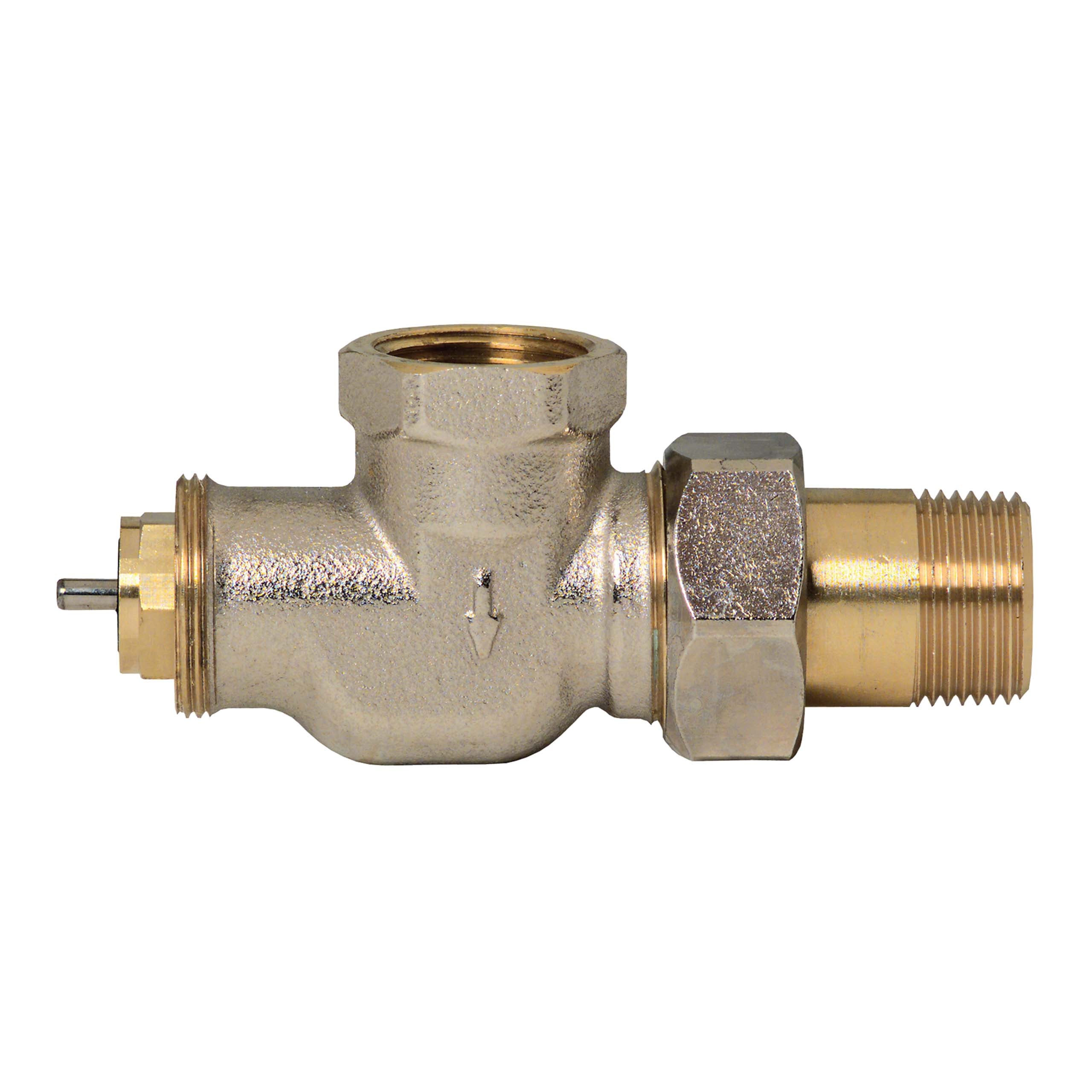 Horizontal Angle Pattern 1/2 in Radiator Valve