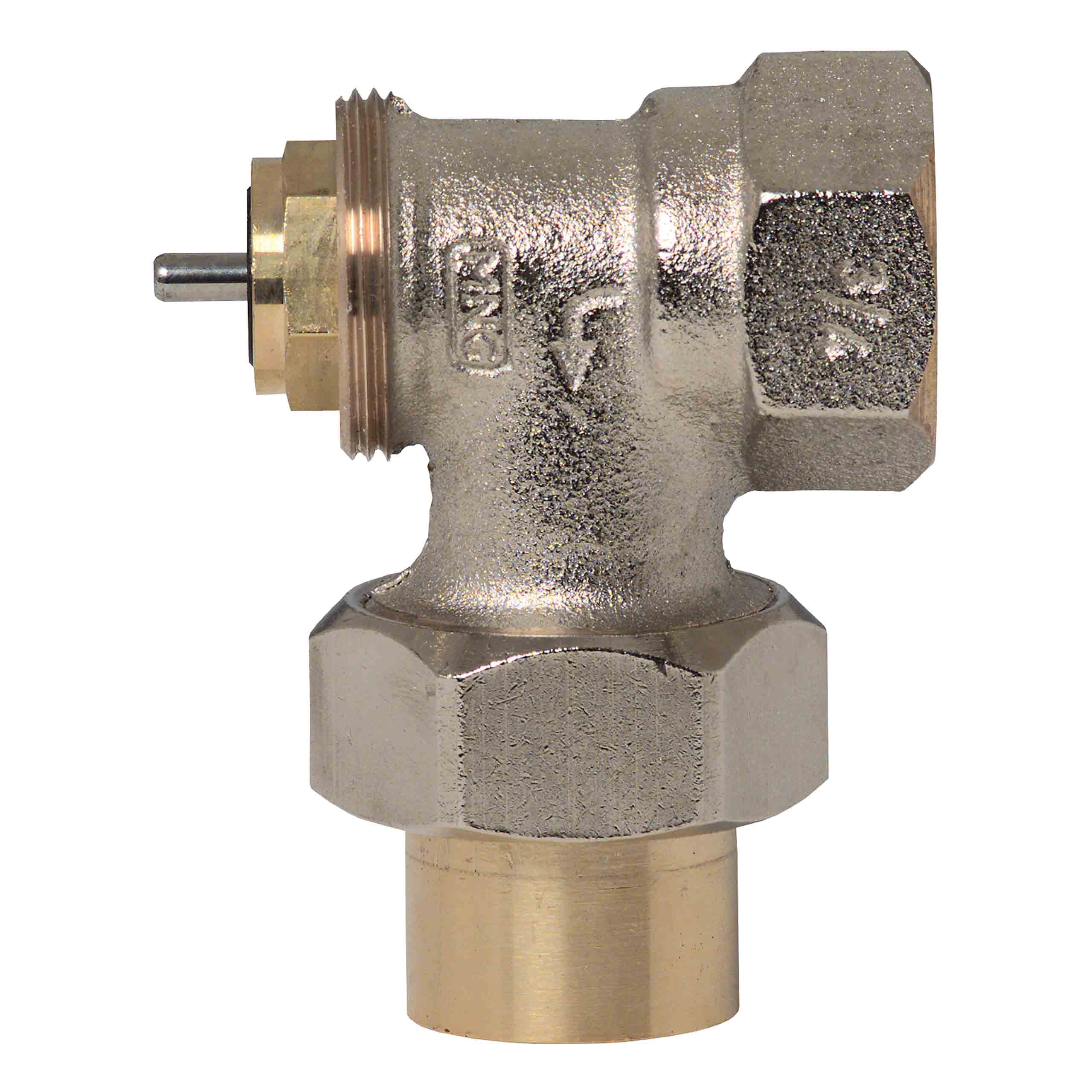 Angle Pattern 3/4 in Vertical Thermostatic Radiator Valve
