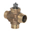 3-way 1 in Sweat VC Valve Assembly 9 Cv and linear flow