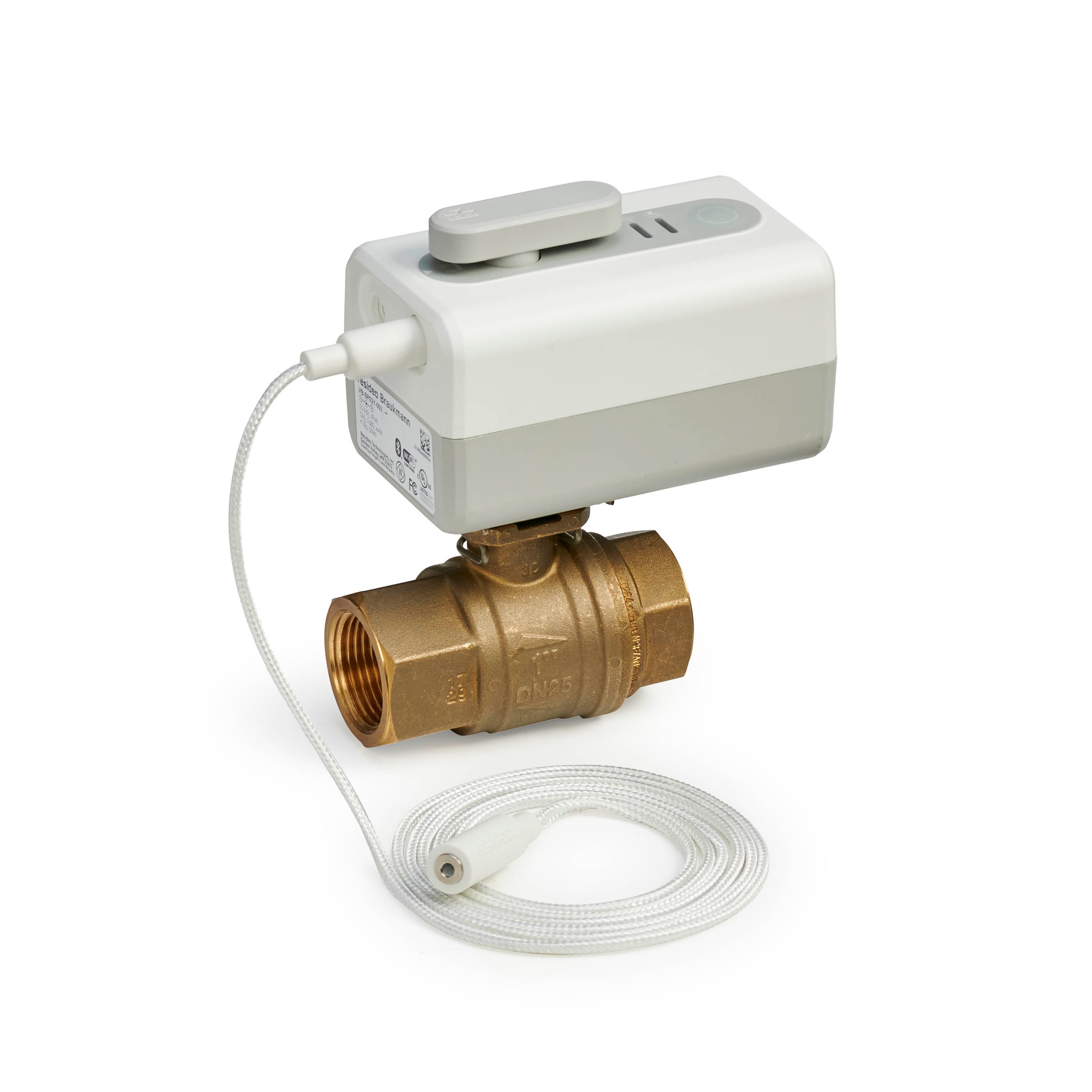 WiFi Actuator with Leak Detector and 1 in NPT Ball Valve